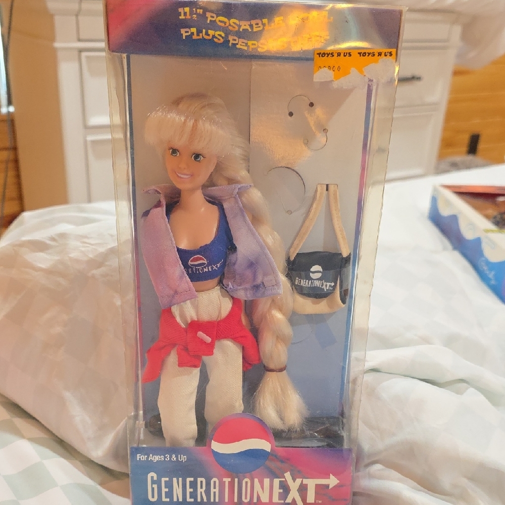 Pepsi Generation Next Doll with Blonde Hair and Red Pants